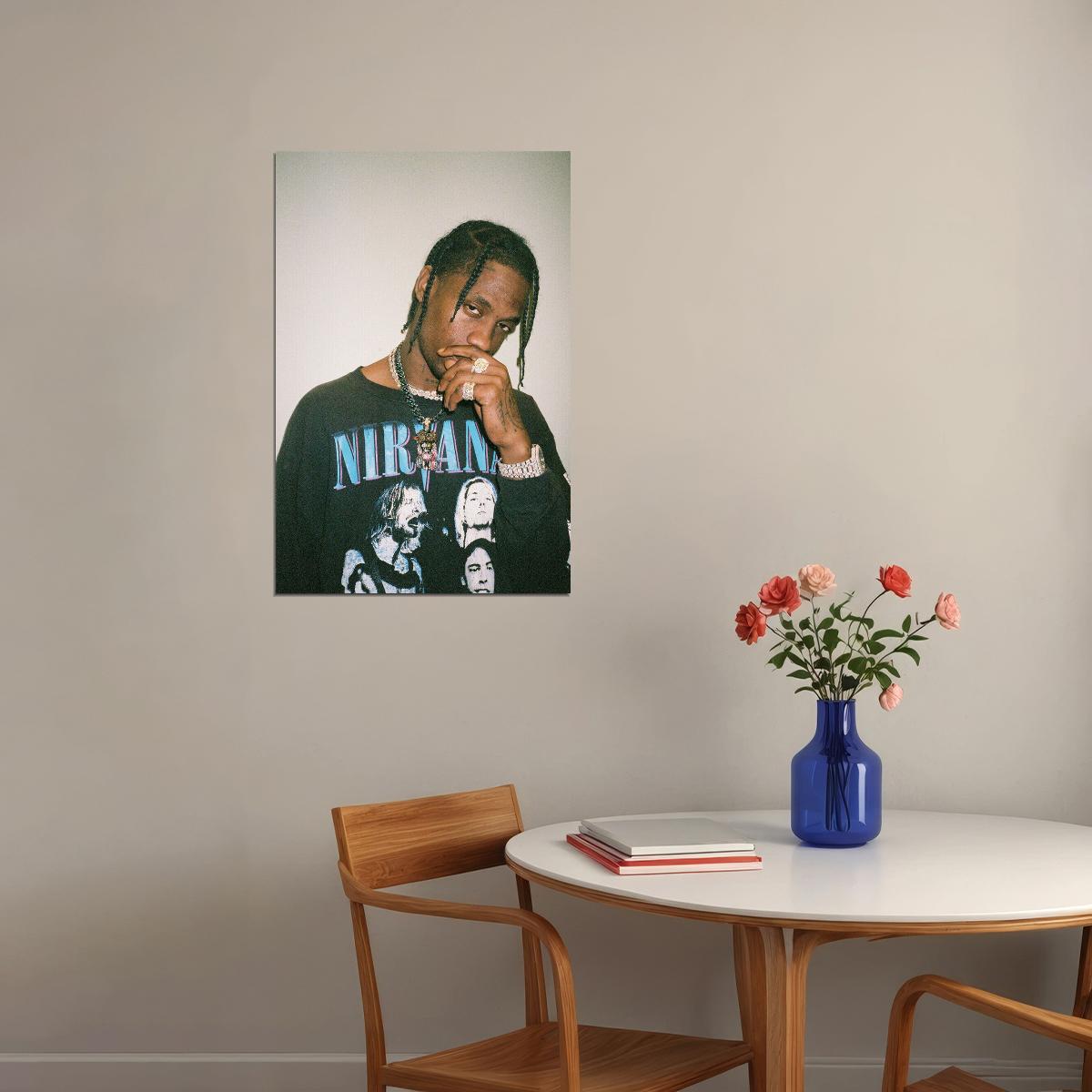 Travis Scott American Rapper Music Star Poster Wall Art Print Home Wall Decor - xonomax