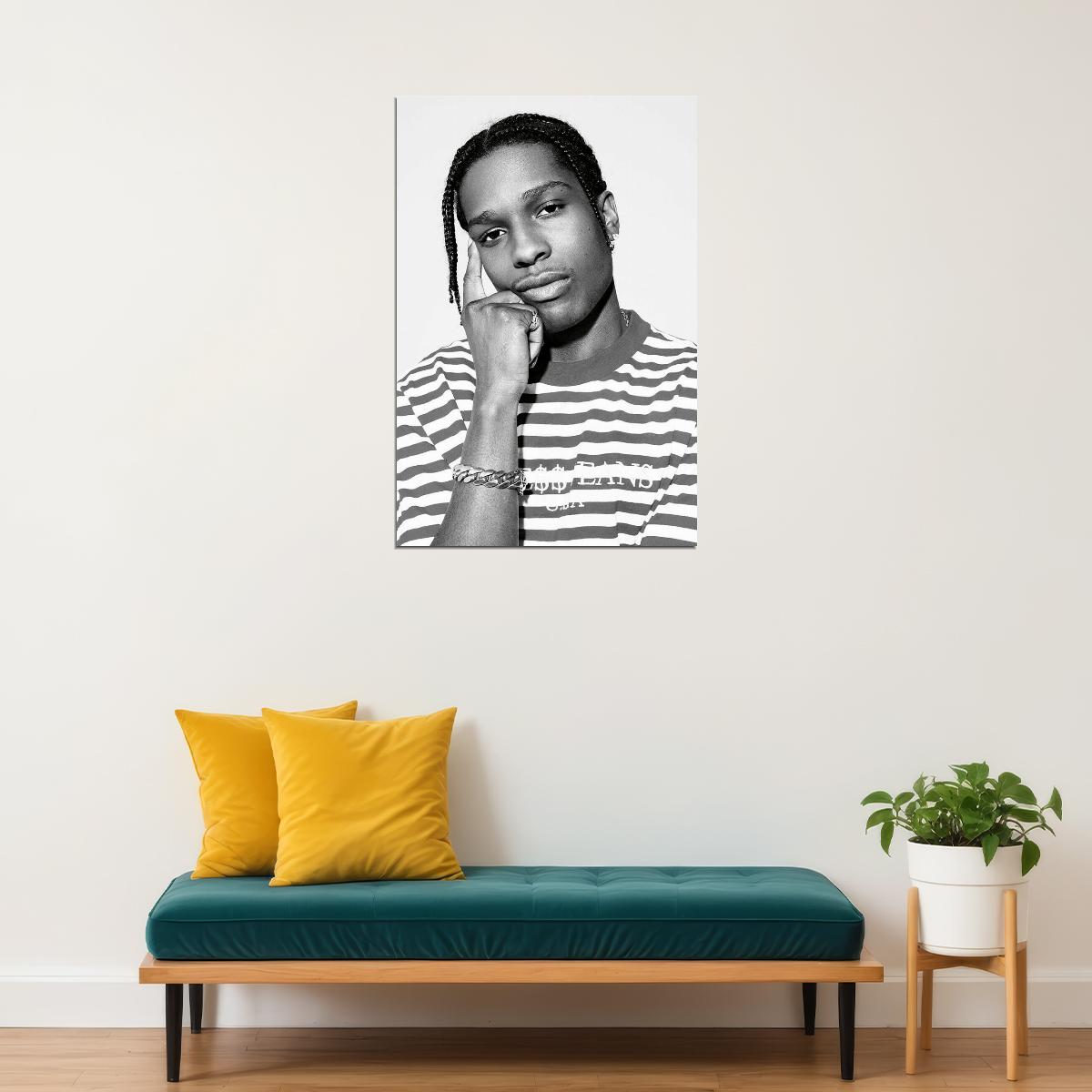 Asap Rocky Music Star Music Video Director Poster Wall Art Print Home Wall Decor - xonomax
