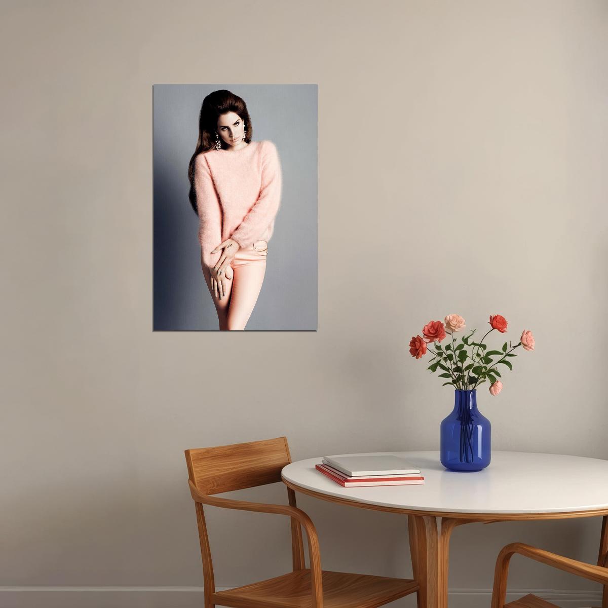 Lana Del Rey Soul Music Songwriter Poster Wall Art Print Home Wall Decor - xonomax