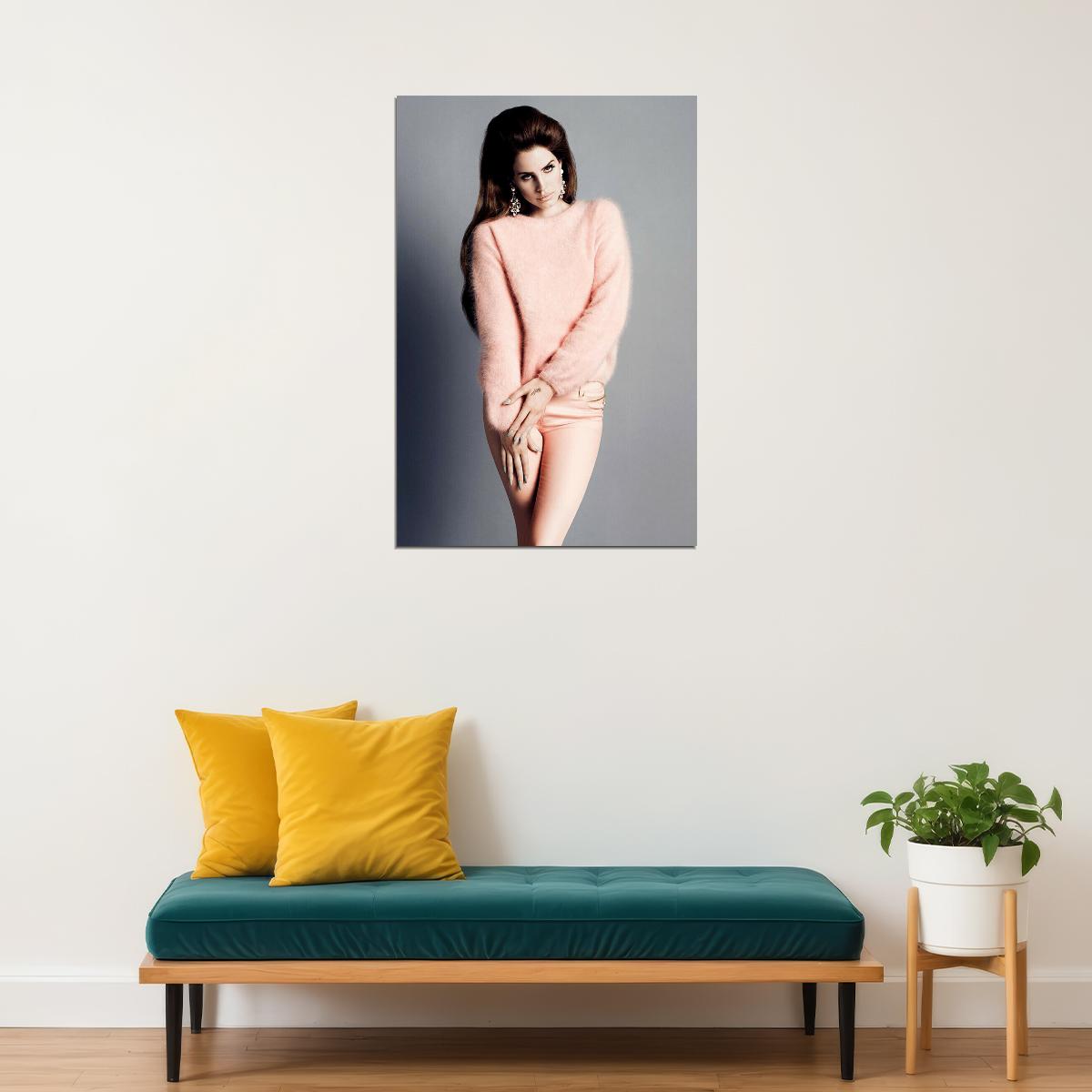 Lana Del Rey Soul Music Songwriter Poster Wall Art Print Home Wall Decor - xonomax