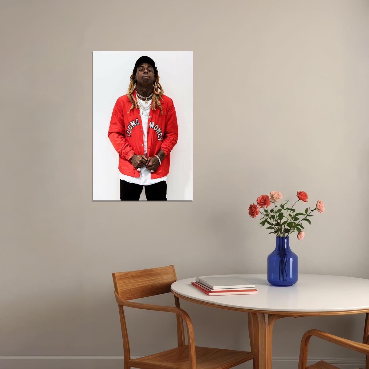 Lil Wayne Purple Rap Music Singer Musician Poster Wall Art Print Home Wall Decor - xonomax