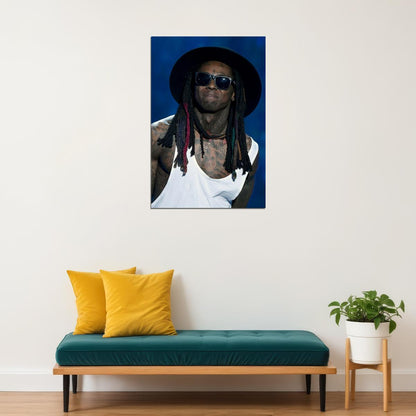Lil Wayne Rap Rapper Hip Hop Smoke Music Artist Poster Wall Art Print Home Wall Decor - xonomax