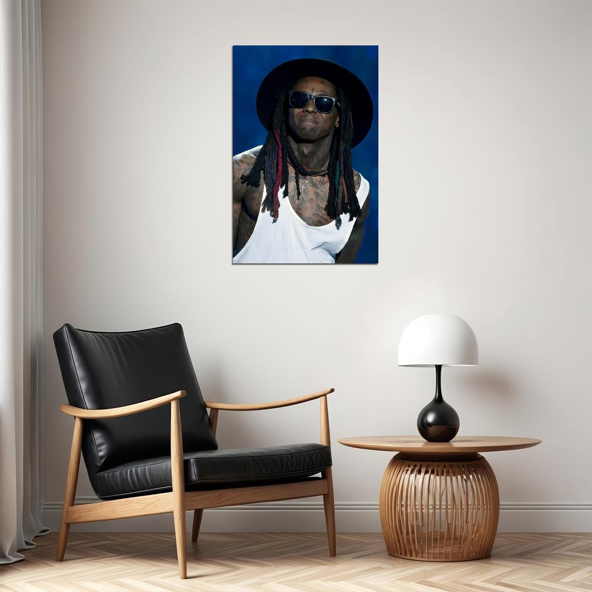 Lil Wayne Rap Rapper Hip Hop Smoke Music Artist Poster Wall Art Print Home Wall Decor - xonomax