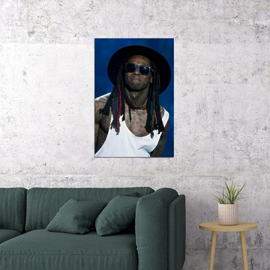 Lil Wayne Rap Rapper Hip Hop Smoke Music Artist Poster Wall Art Print Home Wall Decor - xonomax