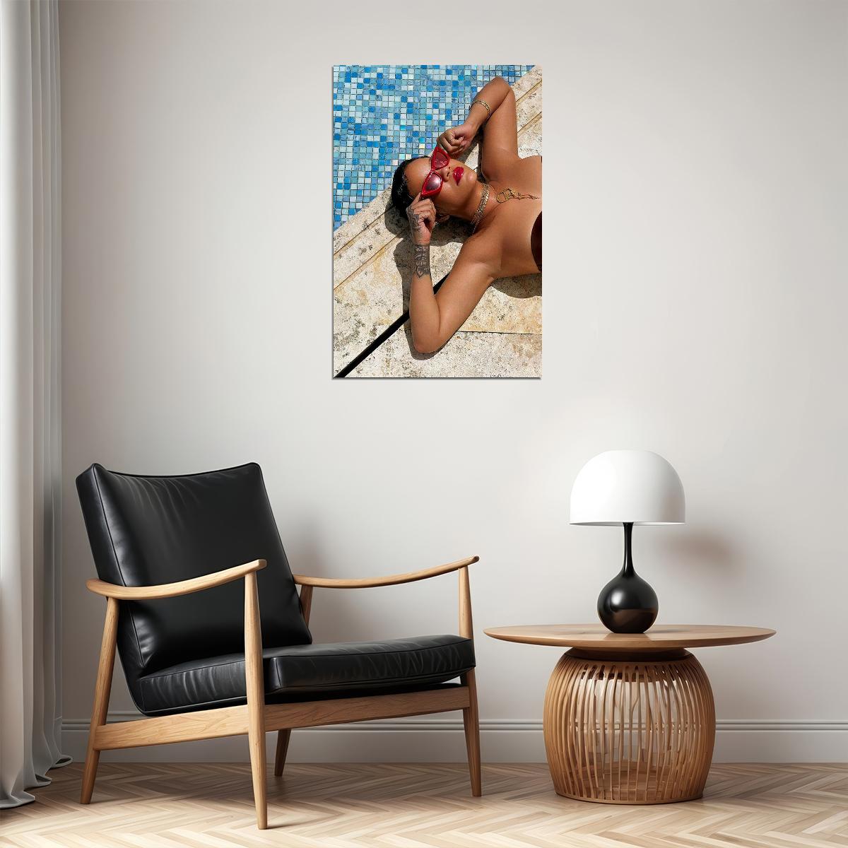 Rihanna Sexy Hip Hop Rap Music Star Diplomatist Poster Wall Art Print Home Wall Decor - xonomax