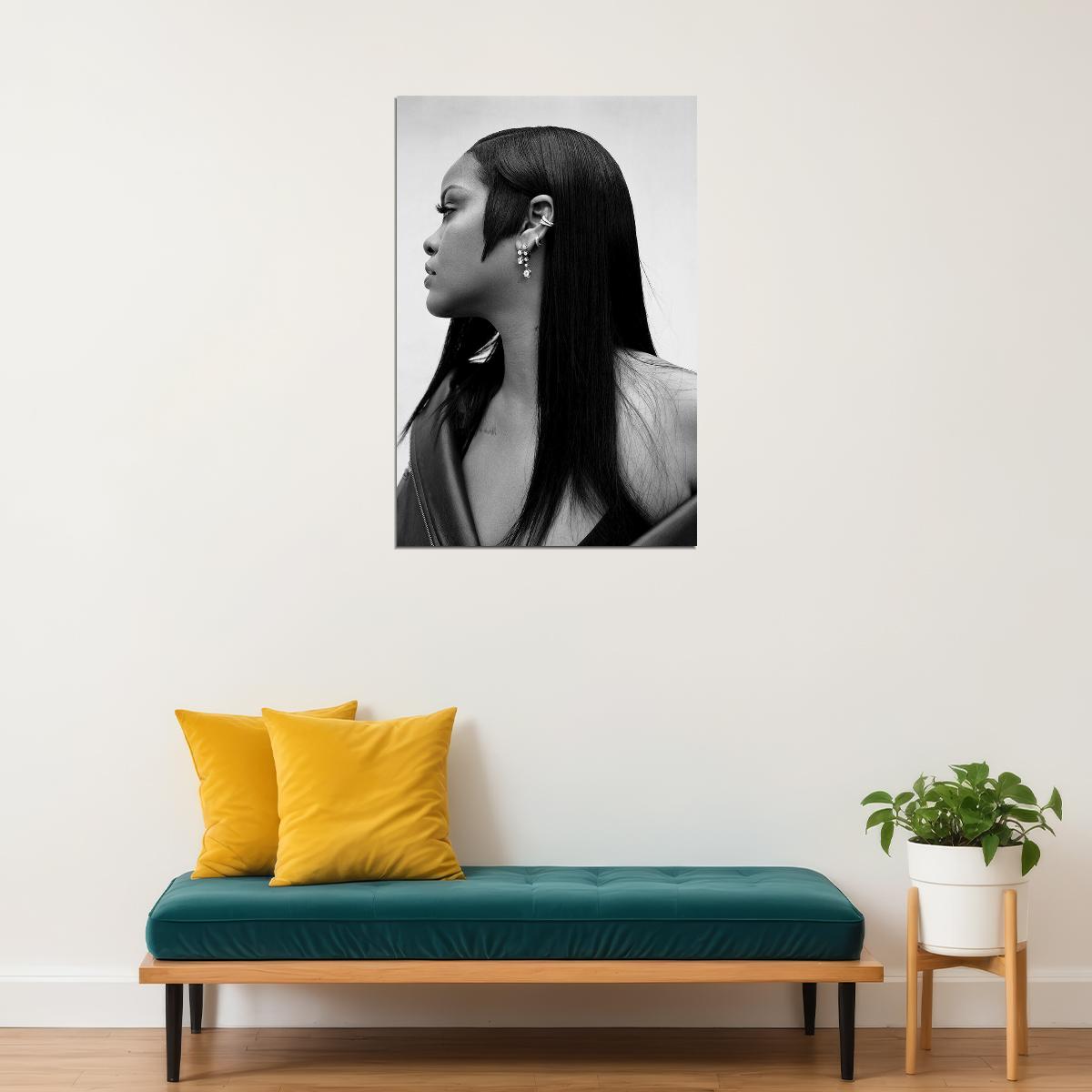Rihanna Sexy Hip Hop Rap Music Star Designer Poster Wall Art Print Home Wall Decor - xonomax