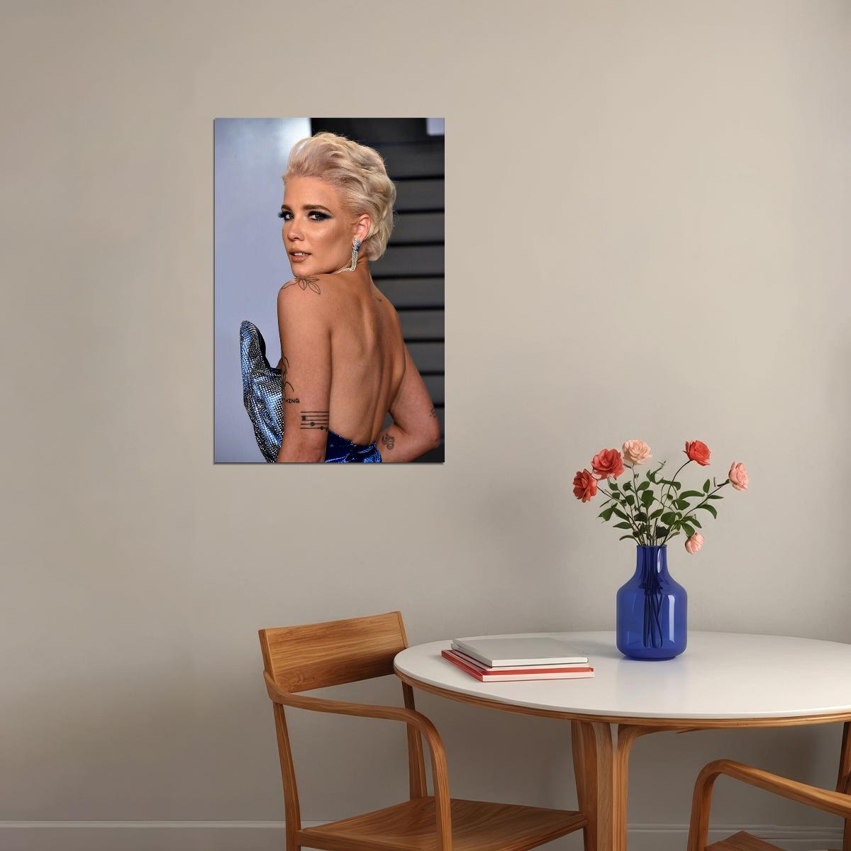 Singer Halsey Ashley Nicolette Frangipane Music Picture Poster Wall Art Print Home Wall Decor - xonomax