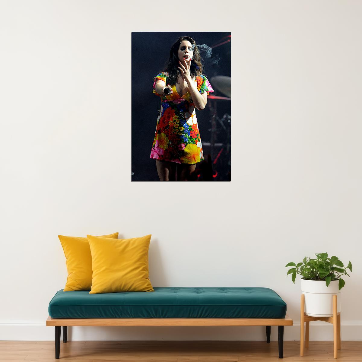 Lana Del Rey Artist Songwriter Singer Poster Wall Art Print Home Wall Decor - xonomax