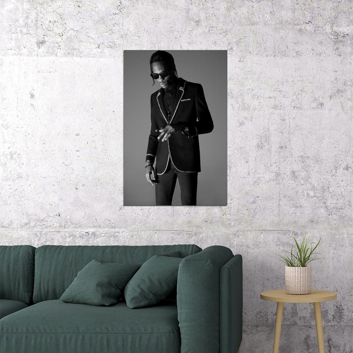 Travis Scott American Hip Hop Music Rapper Poster Wall Art Print Home Wall Decor - xonomax