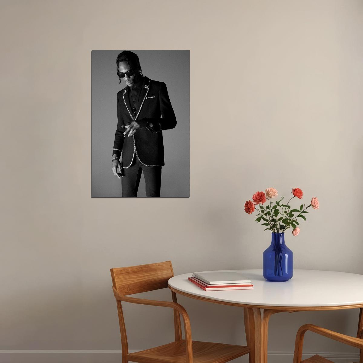 Travis Scott American Hip Hop Music Rapper Poster Wall Art Print Home Wall Decor - xonomax