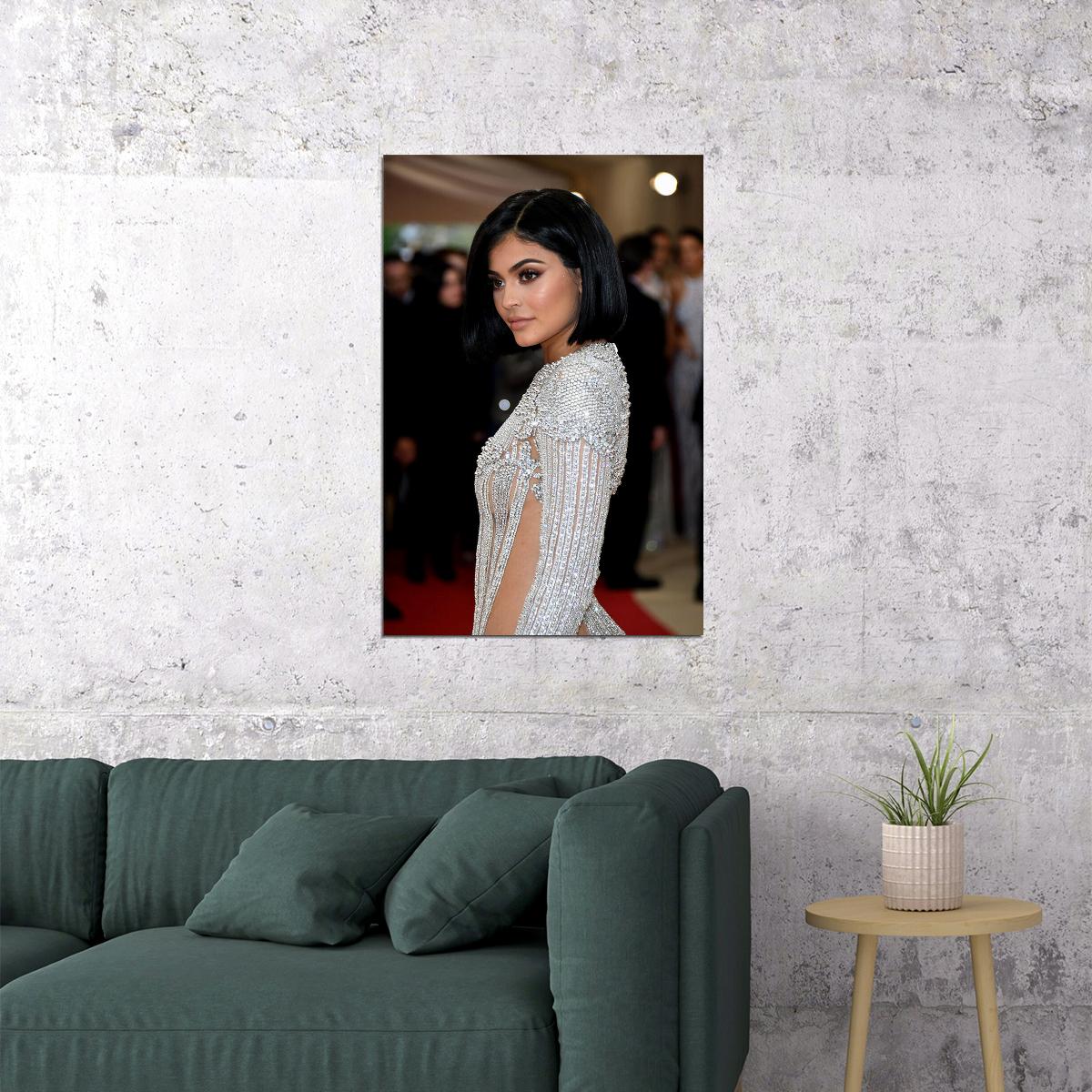 Kylie Jenner Sexy Actress Fashion Media Personality Poster Wall Art Print Home Wall Decor - xonomax