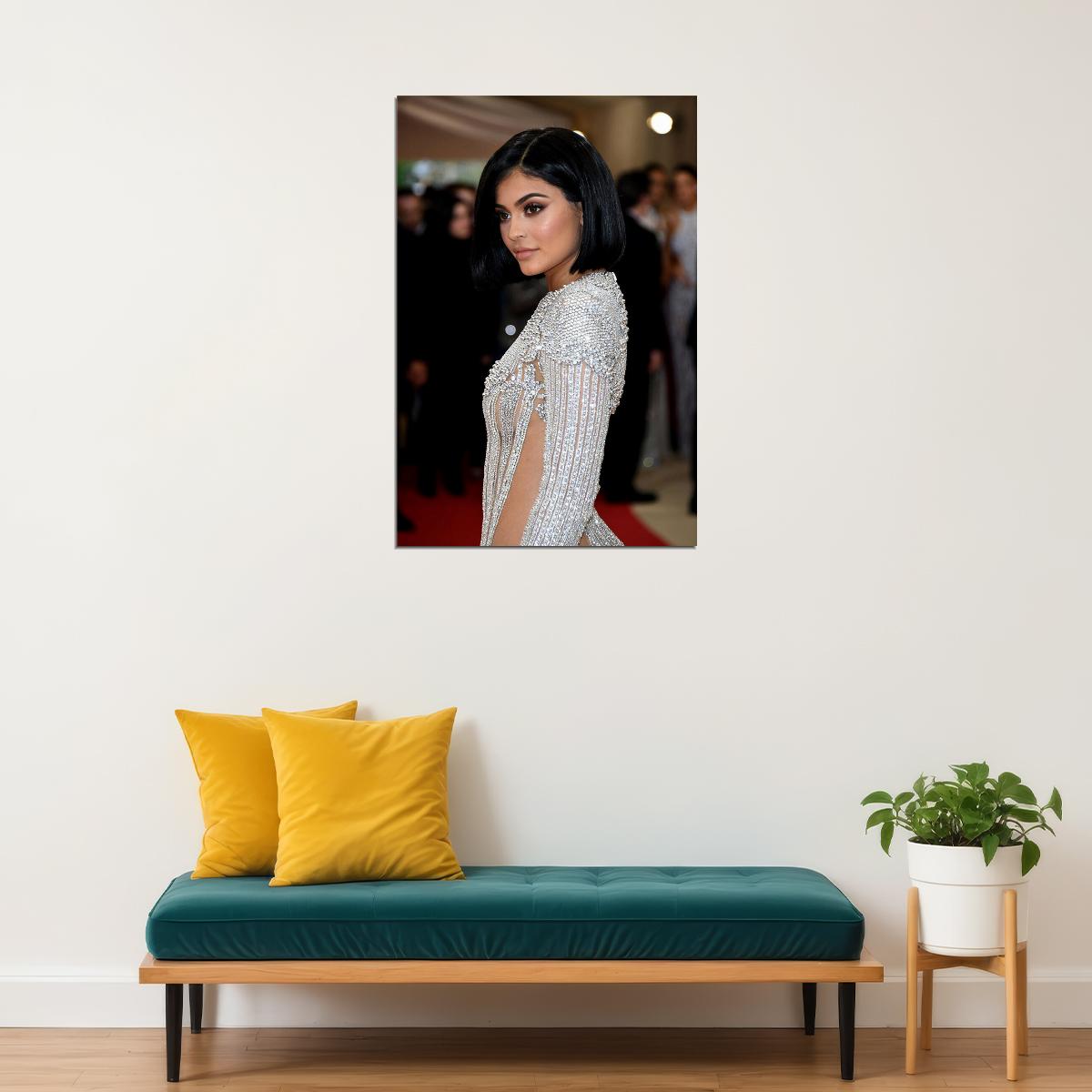 Kylie Jenner Sexy Actress Fashion Media Personality Poster Wall Art Print Home Wall Decor - xonomax