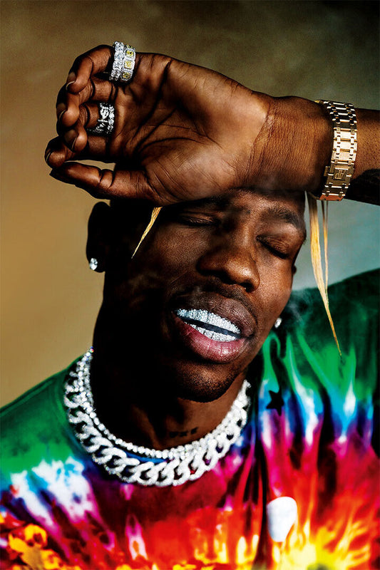 Travis Scott Hip Hop Rap Music Star Singer Poster Wall Art Print Home Wall Decor - xonomax