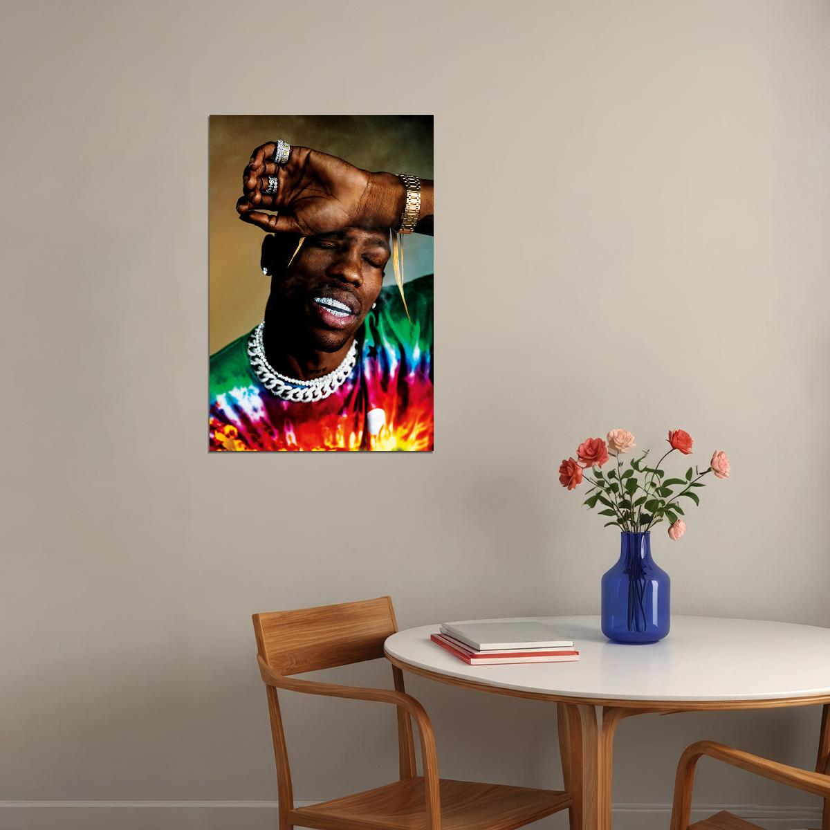 Travis Scott Hip Hop Rap Music Star Singer Poster Wall Art Print Home Wall Decor - xonomax