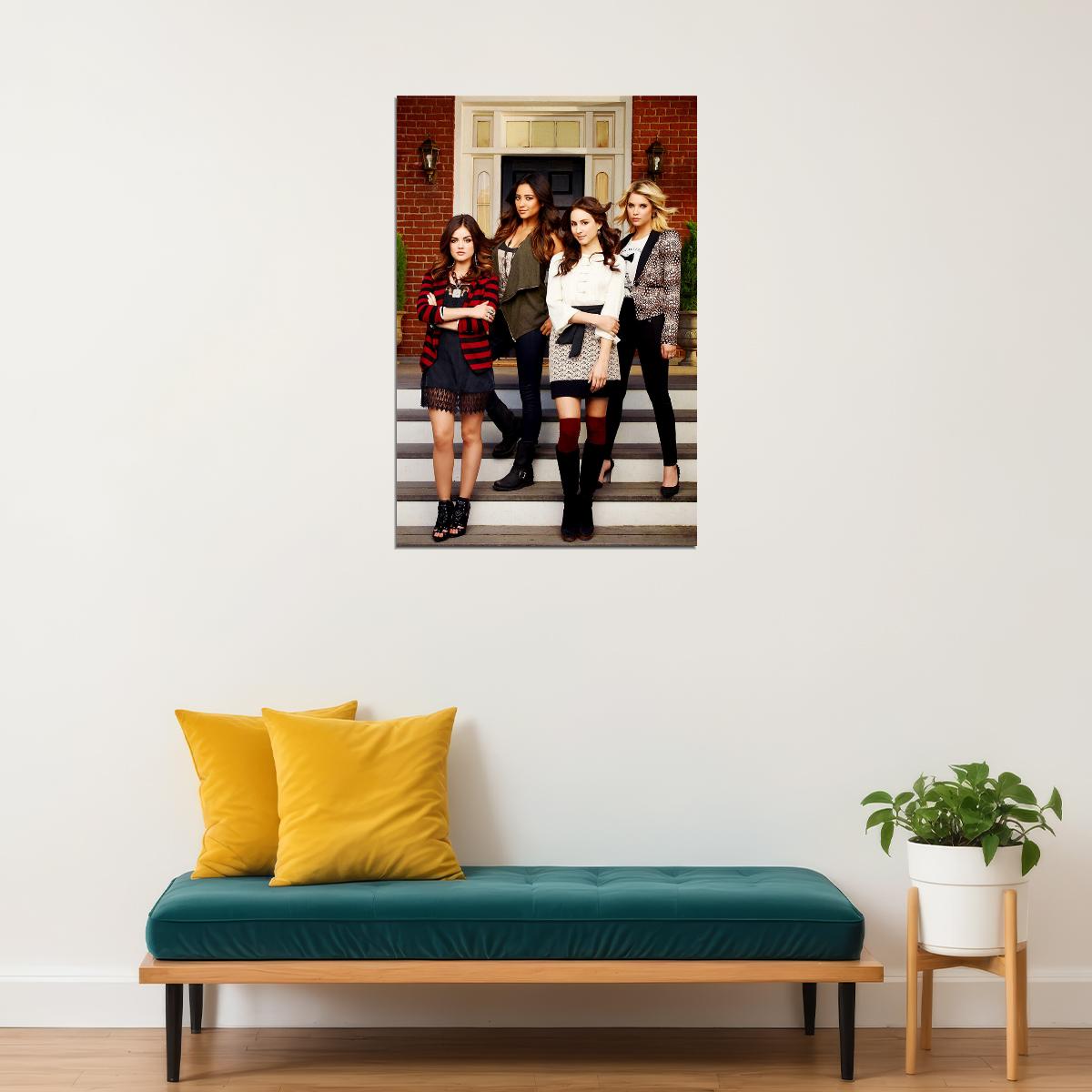 Pretty Little Liars Tv Series Mystery Drama Poster Wall Art Print Home Wall Decor - xonomax
