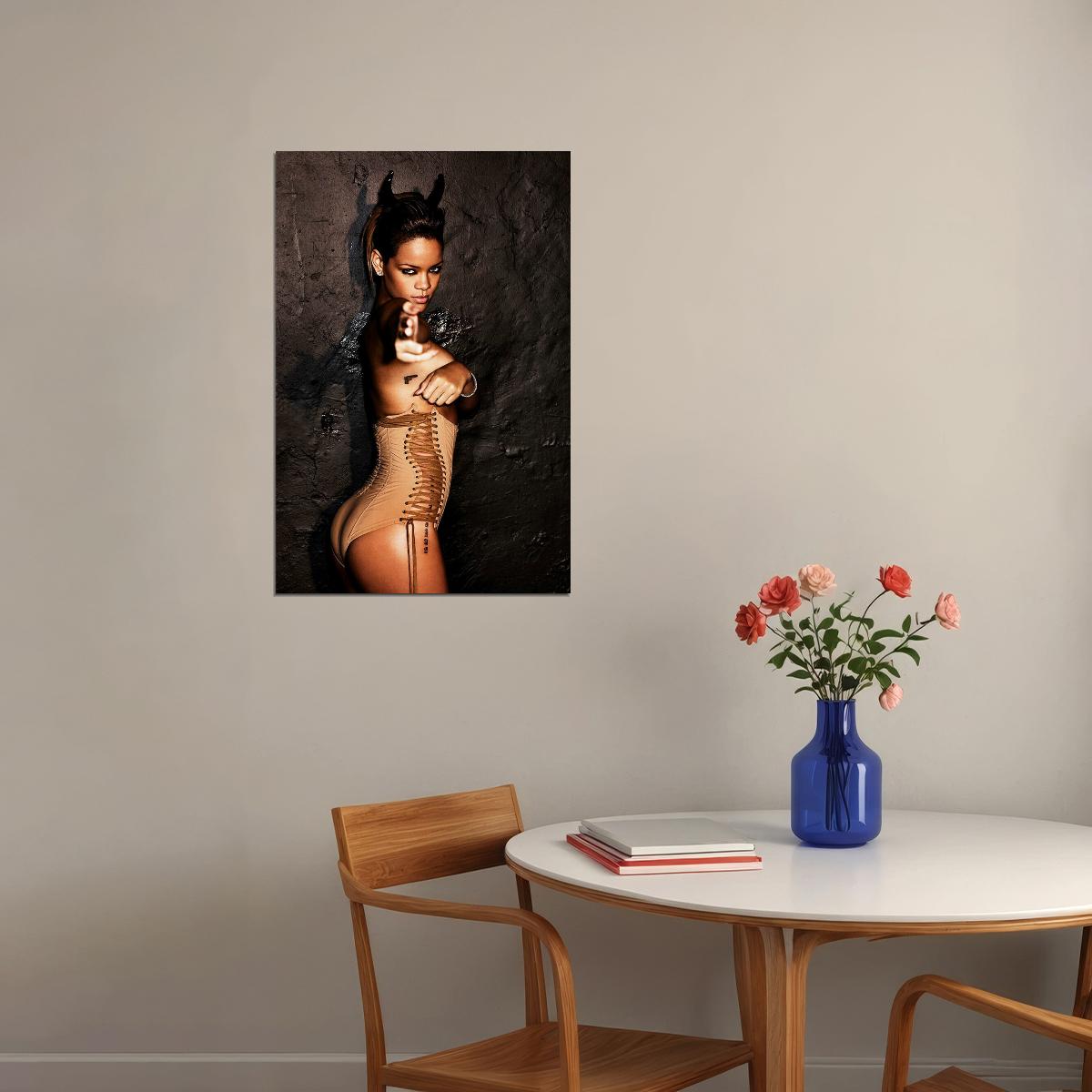 Rihanna Usa Grammy Sexy Girl Singer Star Actor Poster Wall Art Print Home Wall Decor - xonomax