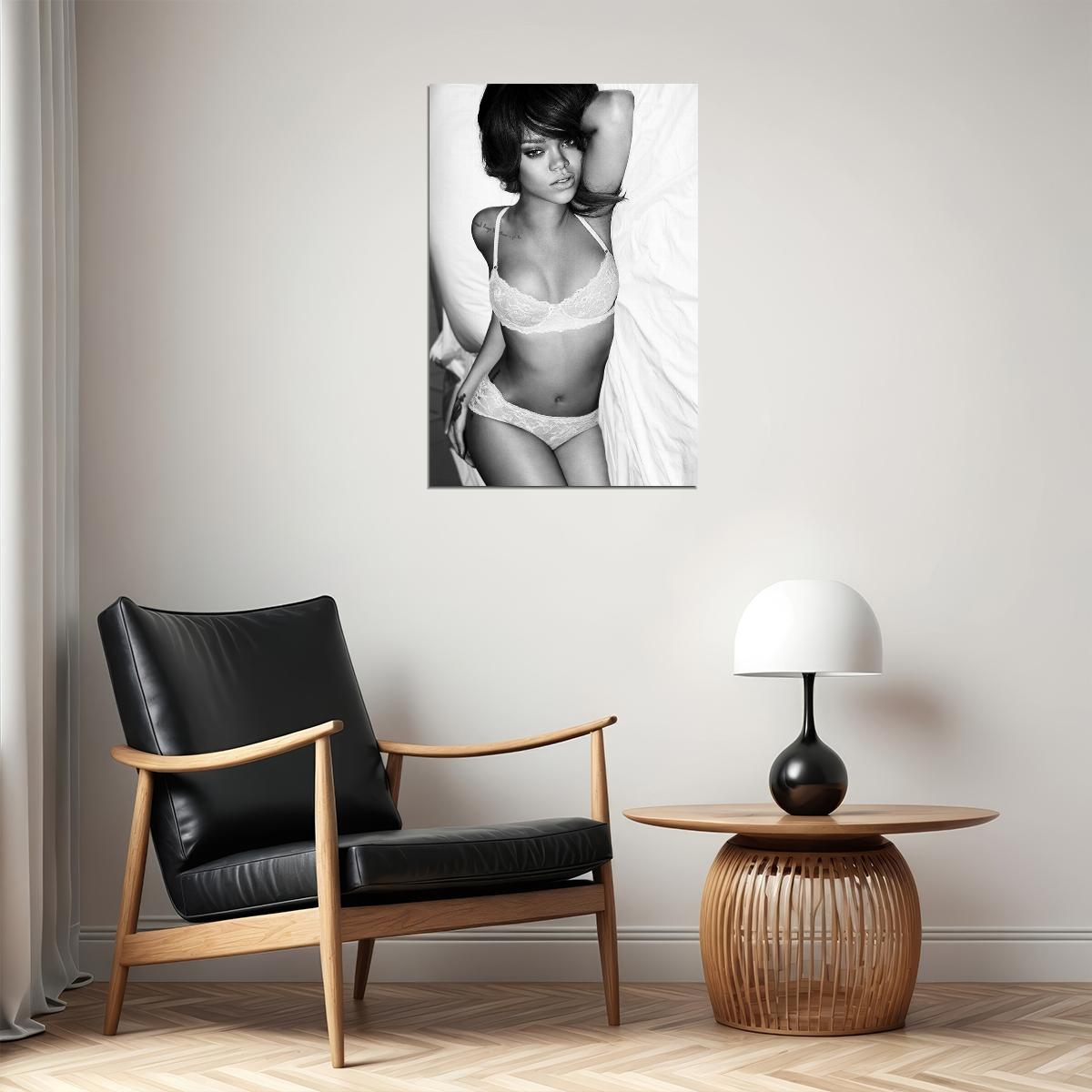 Rihanna Usa Grammy Sexy Girl Singer Star Poster Wall Art Print Home Wall Decor - xonomax