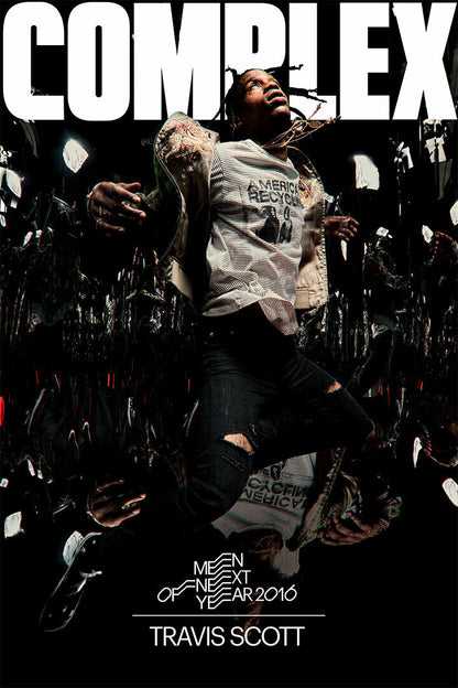 Travis Scott Complex Rap Hip Hop Musician Poster Wall Art Print Home Wall Decor - xonomax