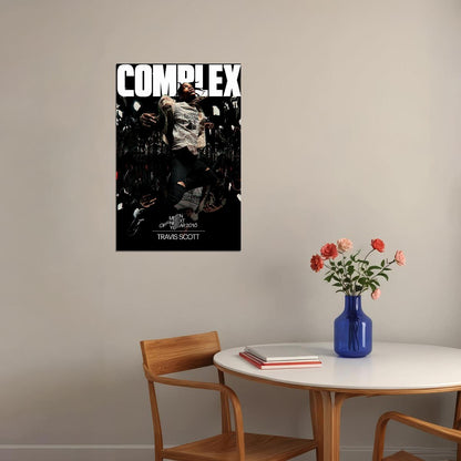 Travis Scott Complex Rap Hip Hop Musician Poster Wall Art Print Home Wall Decor - xonomax