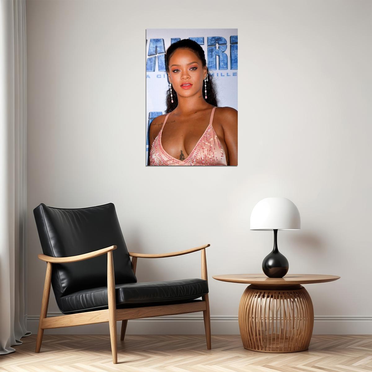 Rihanna Usa Grammy Sexy Girl Music Star Actress Poster Wall Art Print Home Wall Decor - xonomax