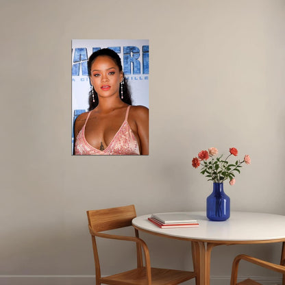 Rihanna Usa Grammy Sexy Girl Music Star Actress Poster Wall Art Print Home Wall Decor - xonomax