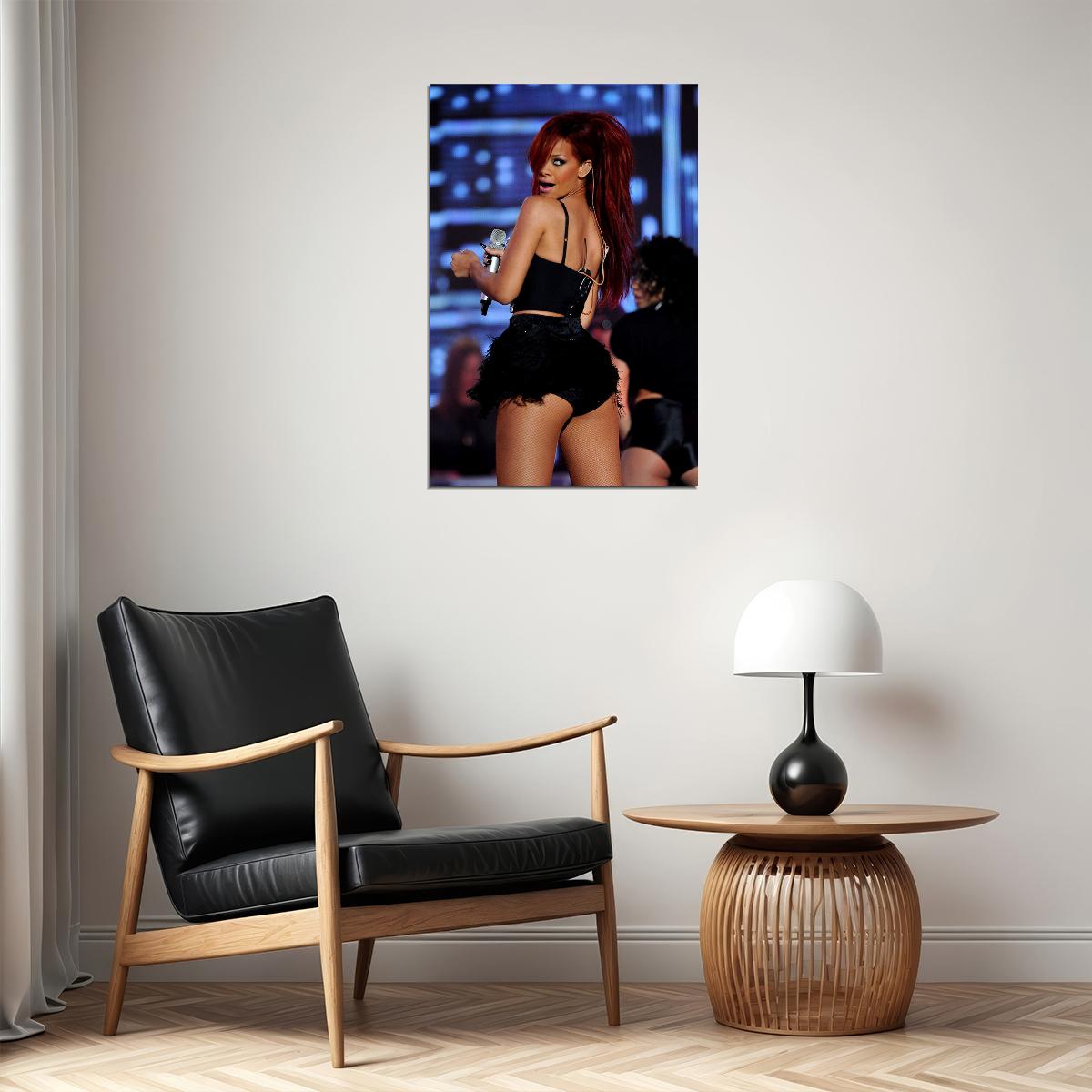 Rihanna Usa Grammy Sexy Girl Music Star Philanthropist Poster Wall Art Print Home Wall Decor - xonomax