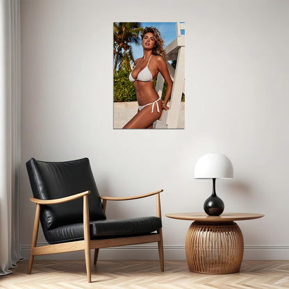 Sexy Model Girl Kate Upton Star Big Ass Bikini Poster Wall Art Print Home Wall Decor - xonomax