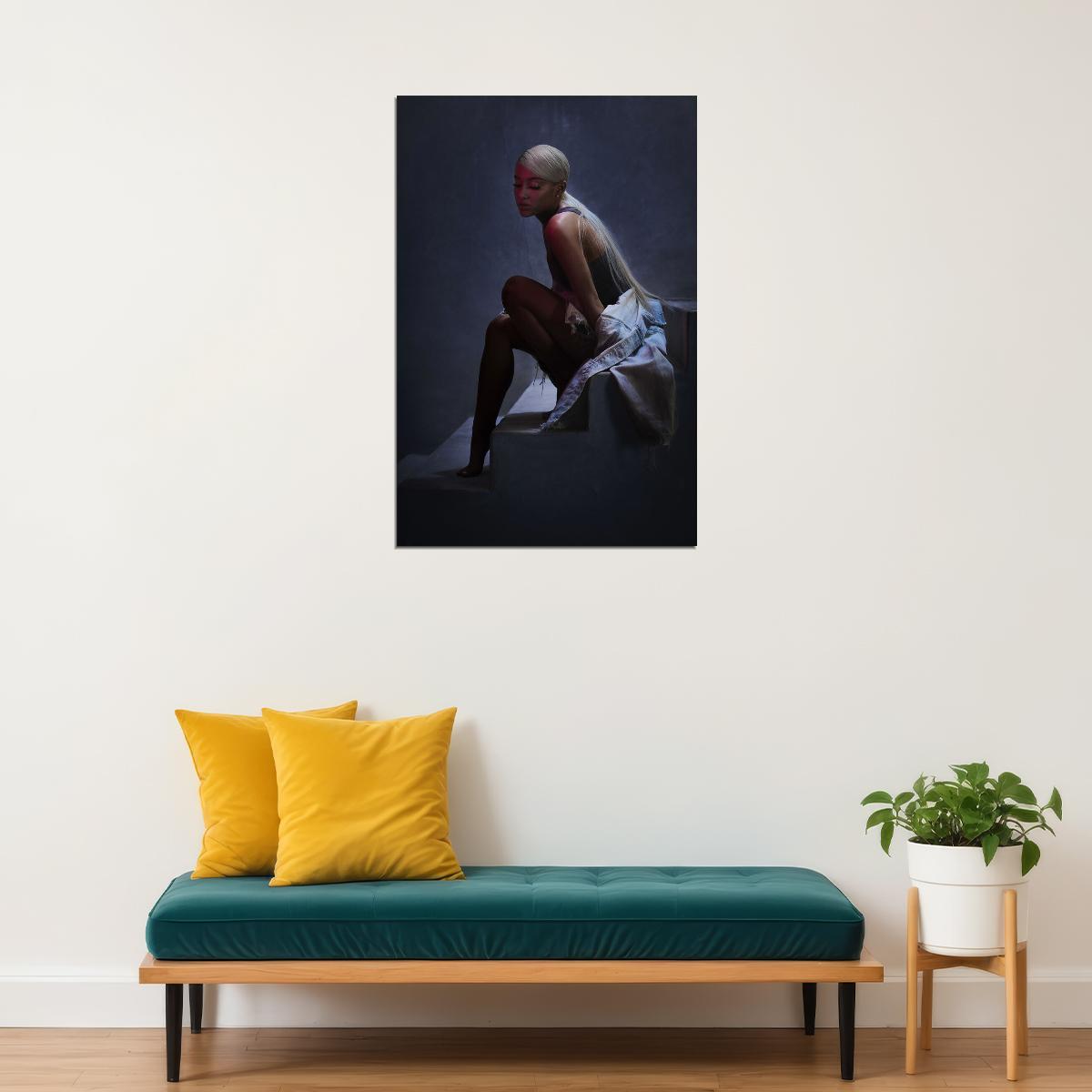 Ariana Grande No Tears Left To Cry Attractive Girl Poster Wall Art Print Home Wall Decor - xonomax