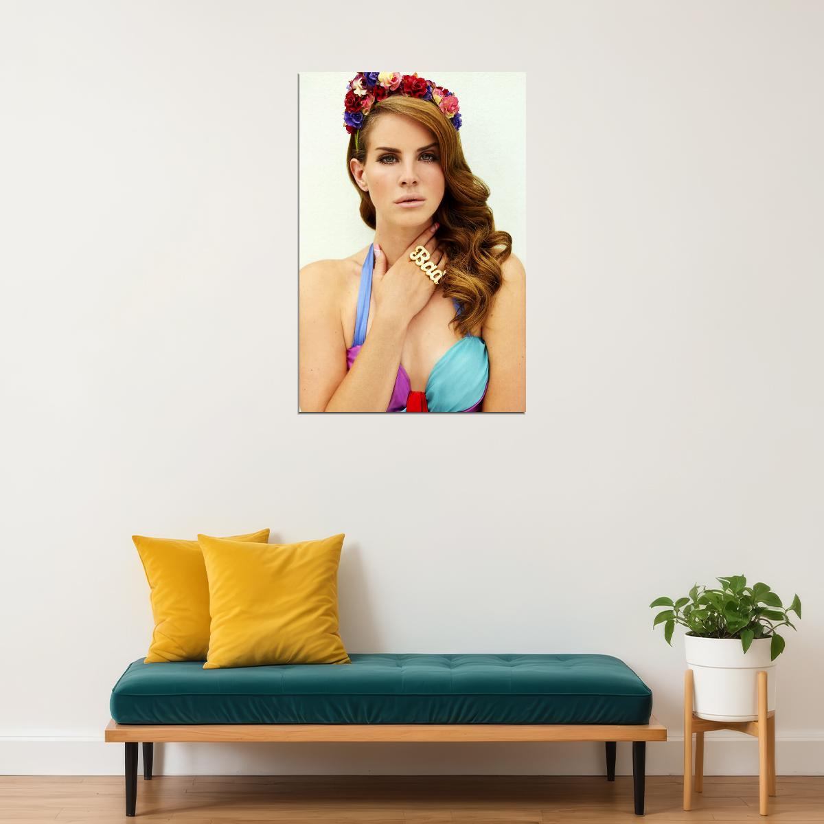 Lana Del Rey Songwriter Artist Poster Wall Art Print Home Wall Decor - xonomax