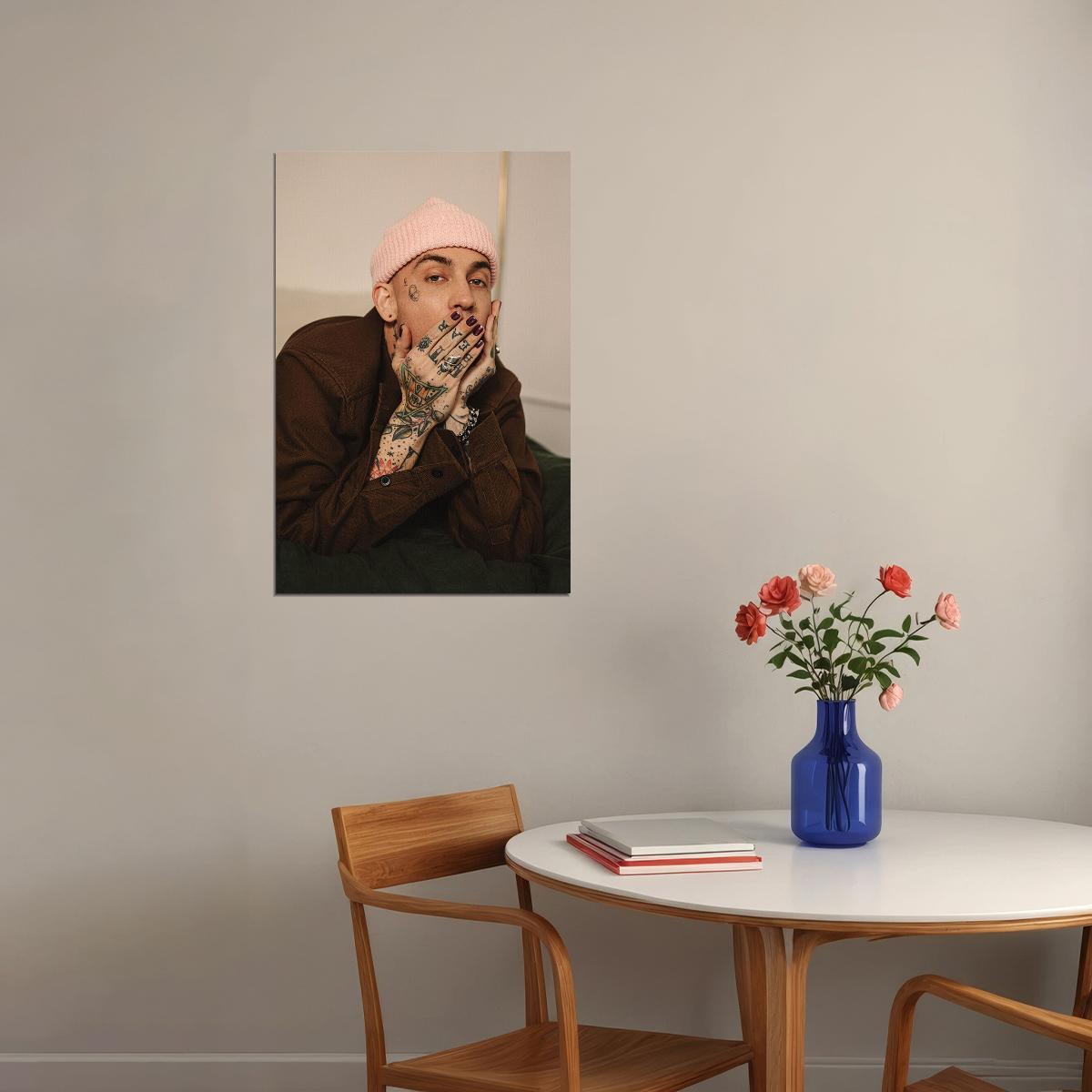 Blackbear Tatto Rap Music Star Singer Musician Poster Wall Art Print Home Wall Decor - xonomax