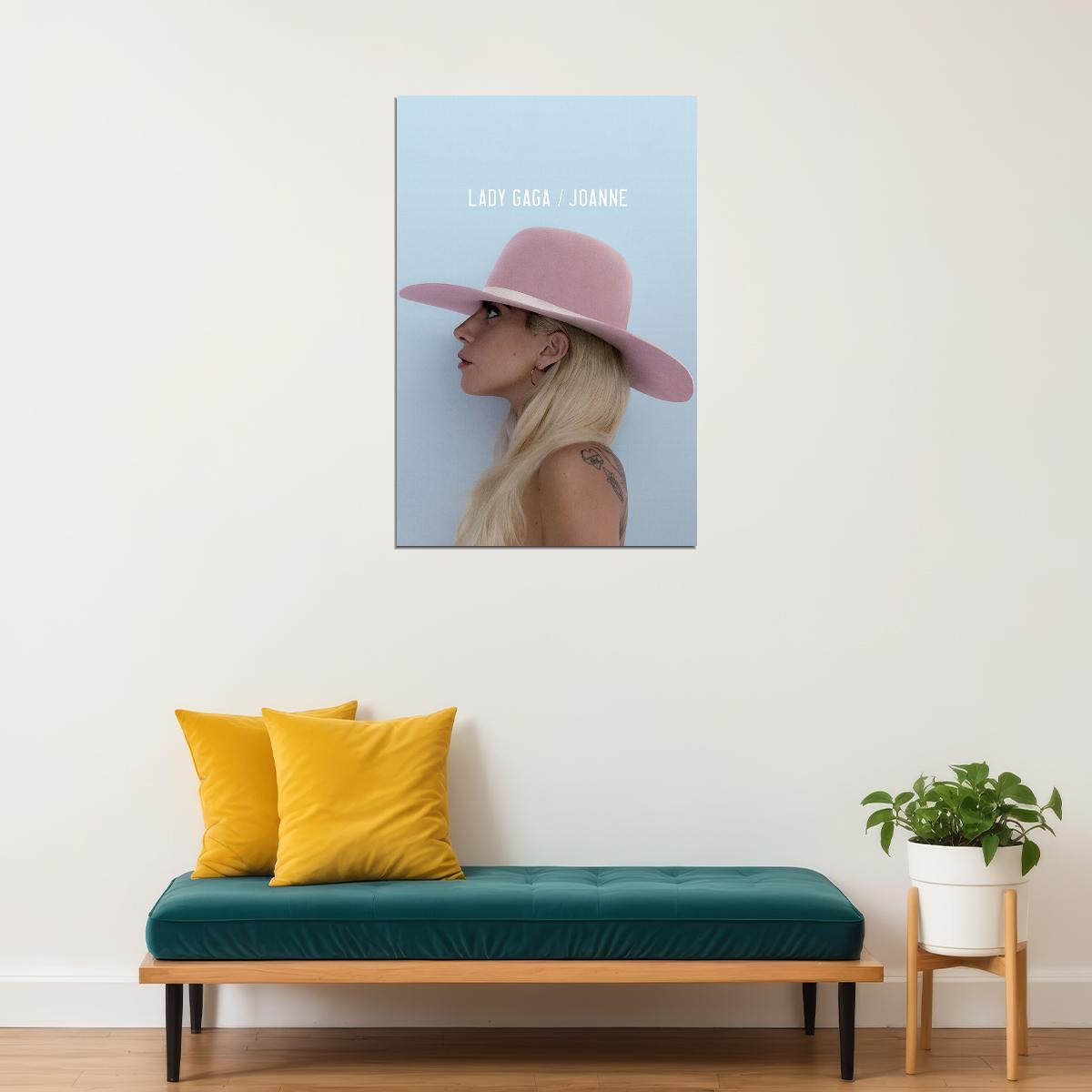 Lady Gaga Joanne Music Album 2019 Singer Poster Wall Art Print Home Wall Decor - xonomax