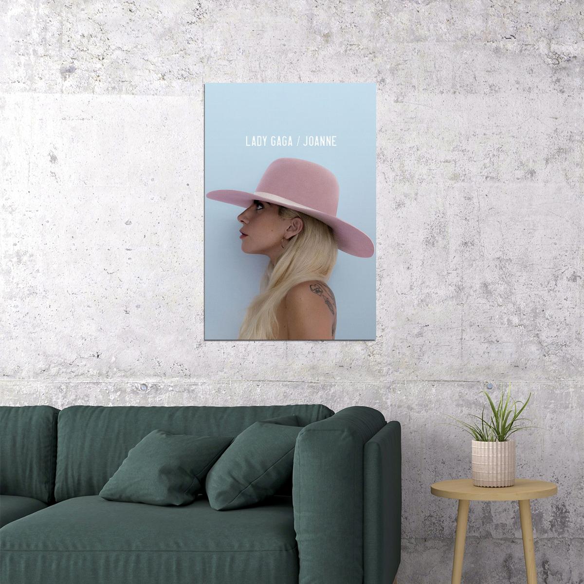 Lady Gaga Joanne Music Album 2019 Singer Poster Wall Art Print Home Wall Decor - xonomax