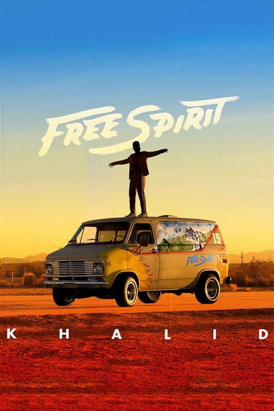 Khalid Free Spirit Album Cover Singer Song Album Poster Wall Art Print Home Wall Decor - xonomax