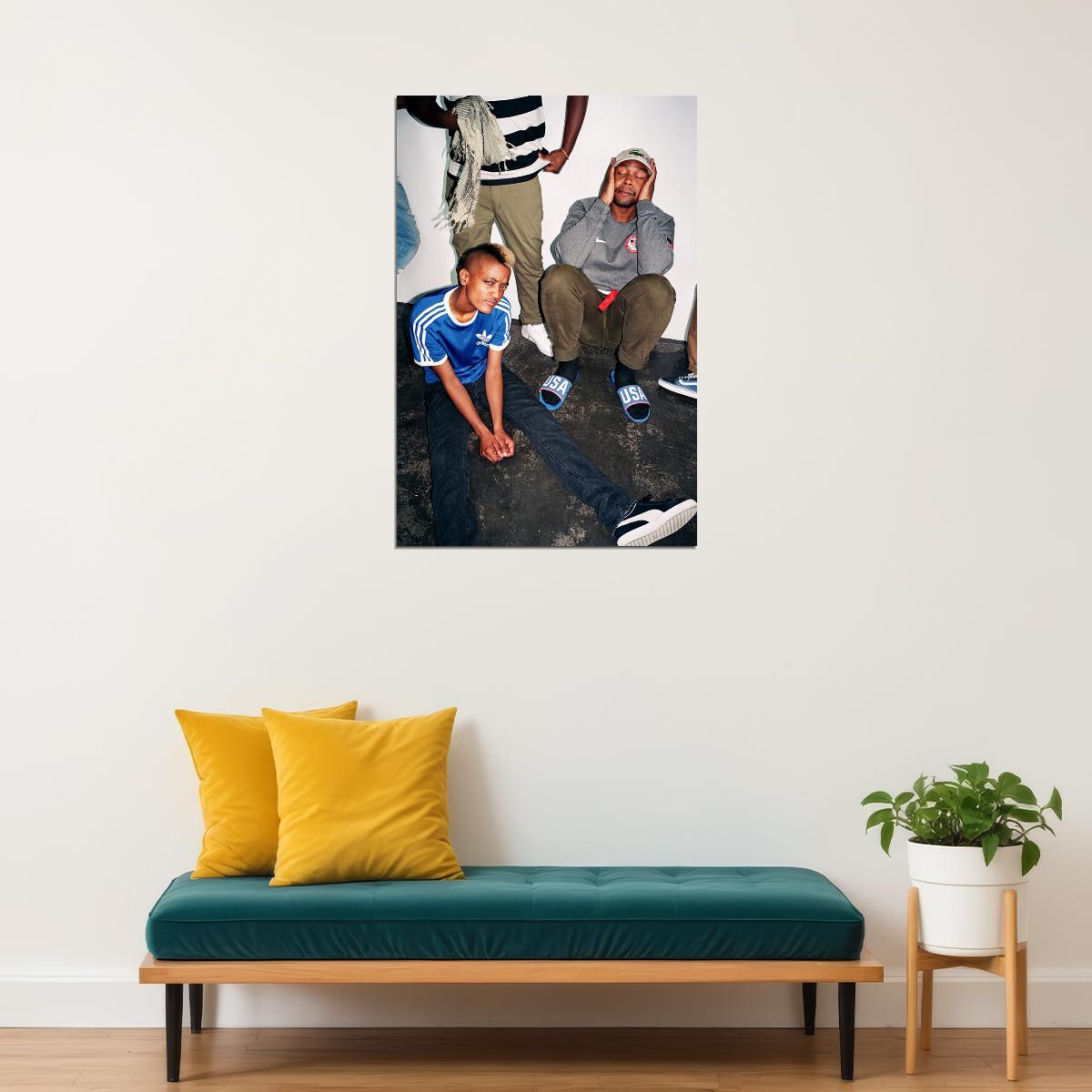 The Internet Hive Mind British Rap Music Poster Wall Art Print Home Wall Decor - xonomax