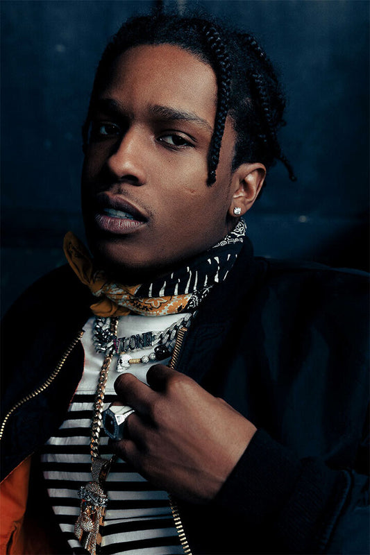 Asap Rocky Rap Cover Star Music Singer Poster Wall Art Print Home Wall Decor - xonomax