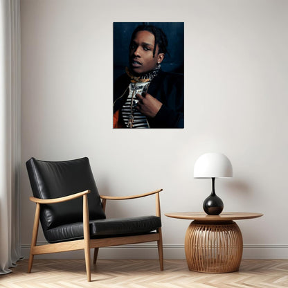 Asap Rocky Rap Cover Star Music Singer Poster Wall Art Print Home Wall Decor - xonomax