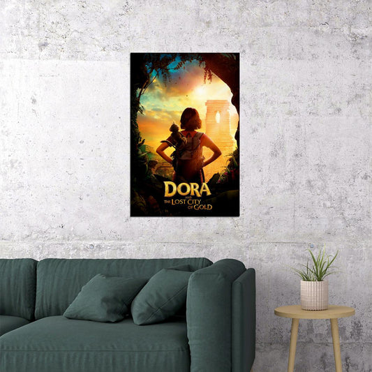 Dora And The Lost City Of Gold Movie James Bobin Family Poster Wall Art Print Home Wall Decor - xonomax