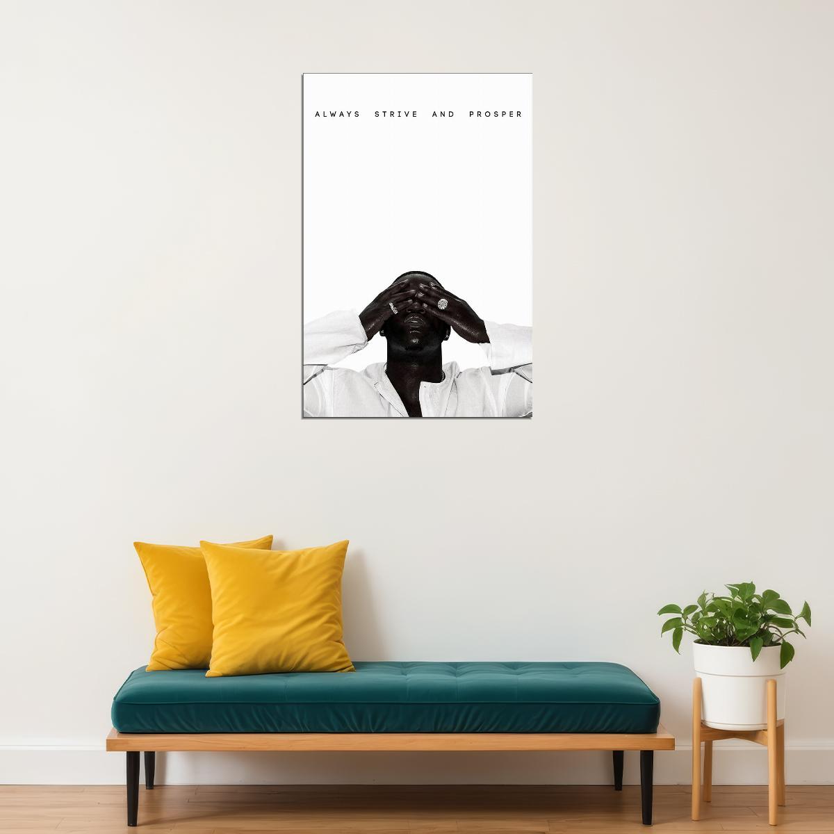 Asap Ferg Always Strive And Prosper Hip Hop Album Poster Wall Art Print Home Wall Decor - xonomax