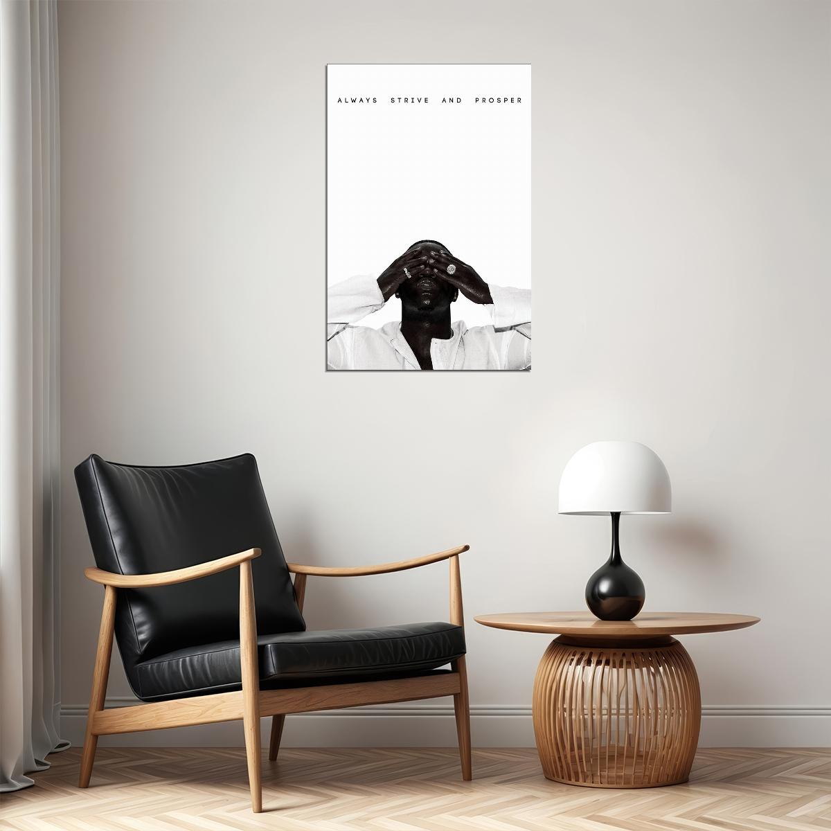 Asap Ferg Always Strive And Prosper Hip Hop Album Poster Wall Art Print Home Wall Decor - xonomax