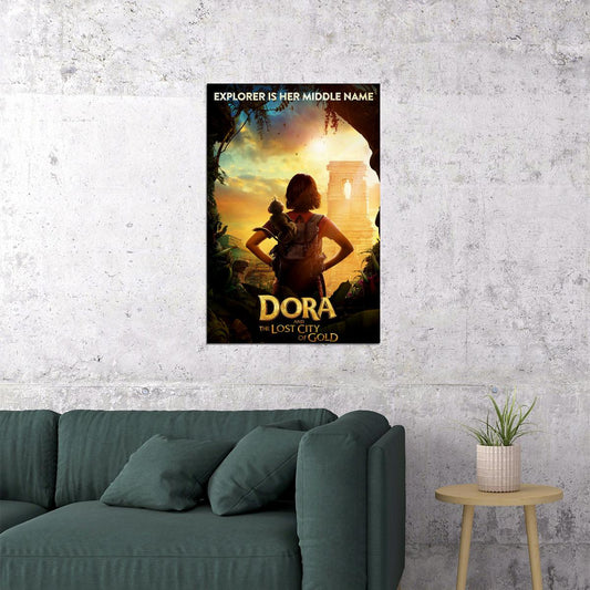 Dora And The Lost City Of Gold Movie James Bobin Poster Wall Art Print Home Wall Decor - xonomax