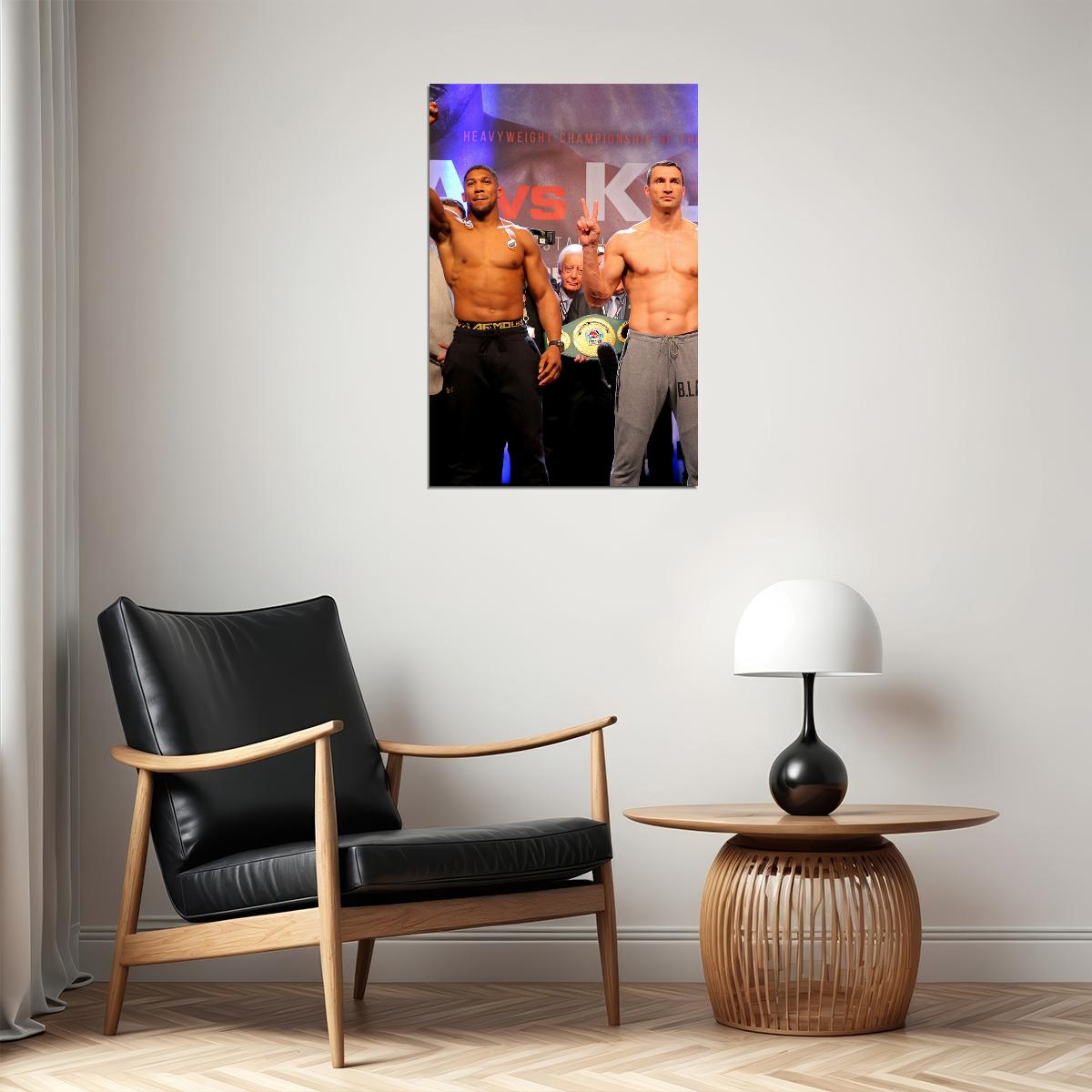Anthony Joshua Klitschko Boxing Boxer Sport Star Poster Wall Art Print Home Wall Decor - xonomax