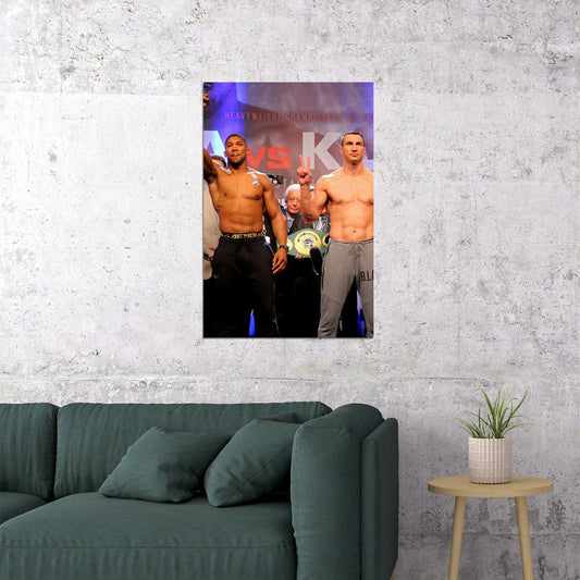 Anthony Joshua Klitschko Boxing Boxer Sport Star Poster Wall Art Print Home Wall Decor - xonomax