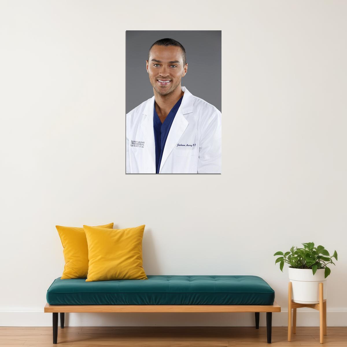 Greys Anatomy Jackson Avery Tv Actor Drama Romantic Poster Wall Art Print Home Wall Decor - xonomax