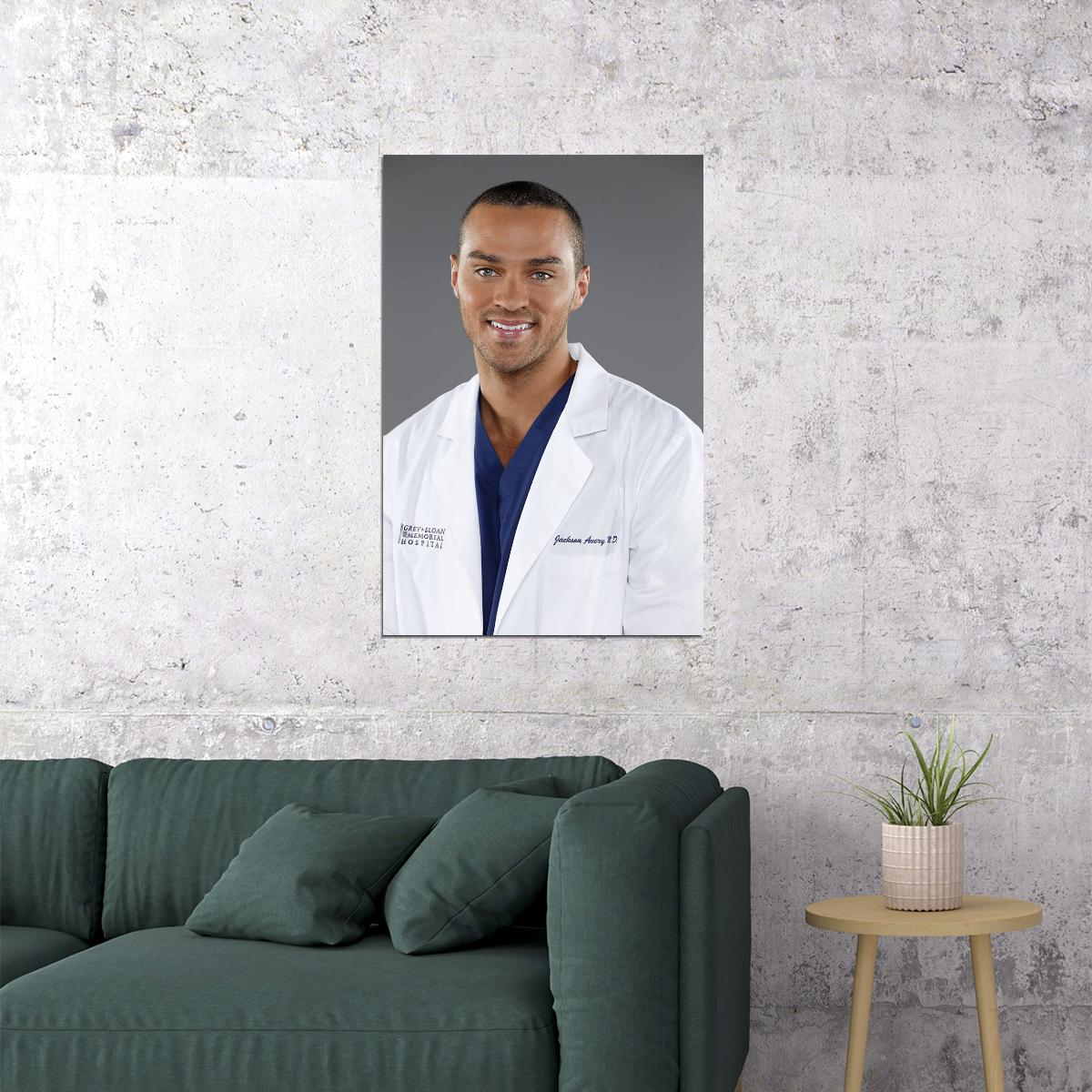 Greys Anatomy Jackson Avery Tv Actor Drama Romantic Poster Wall Art Print Home Wall Decor - xonomax