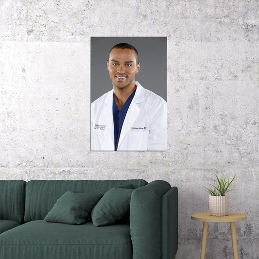 Greys Anatomy Jackson Avery Tv Actor Drama Romantic Poster Wall Art Print Home Wall Decor - xonomax