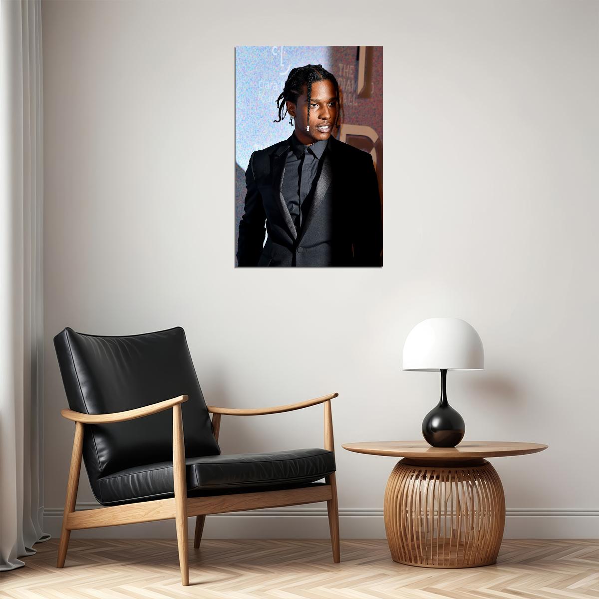 Asap Rocky American Rapper Music Singer Star Musician Poster Wall Art Print Home Wall Decor - xonomax