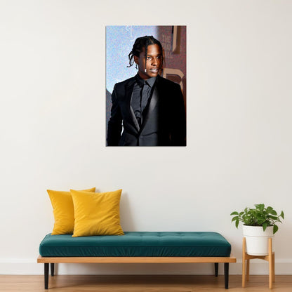 Asap Rocky American Rapper Music Singer Star Musician Poster Wall Art Print Home Wall Decor - xonomax
