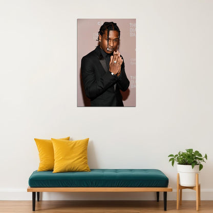 Asap Rocky American Rapper Music Singer Star Poster Wall Art Print Home Wall Decor - xonomax