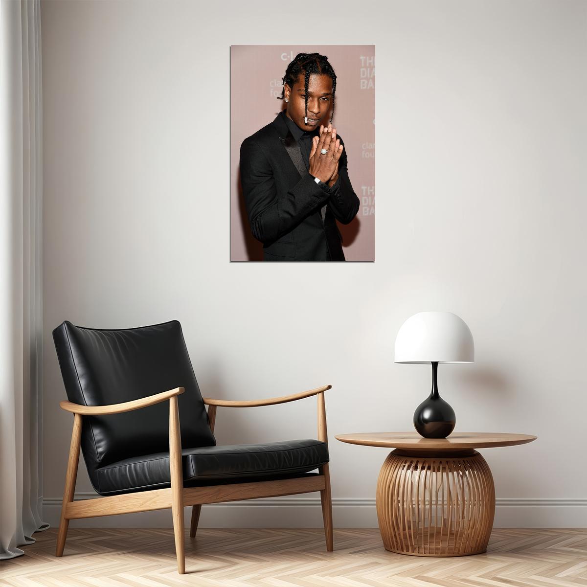 Asap Rocky American Rapper Music Singer Star Poster Wall Art Print Home Wall Decor - xonomax