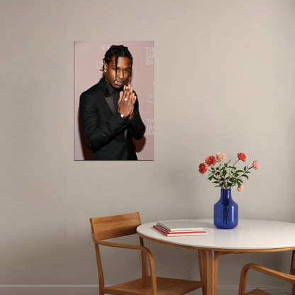 Asap Rocky American Rapper Music Singer Star Poster Wall Art Print Home Wall Decor - xonomax